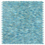 Load image into Gallery viewer, Stella Cascade Oval 1x2 Glass Mosaic
