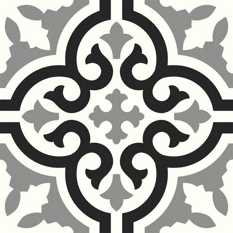 Encaustic Look Malaga Fleur Porcelain Tile